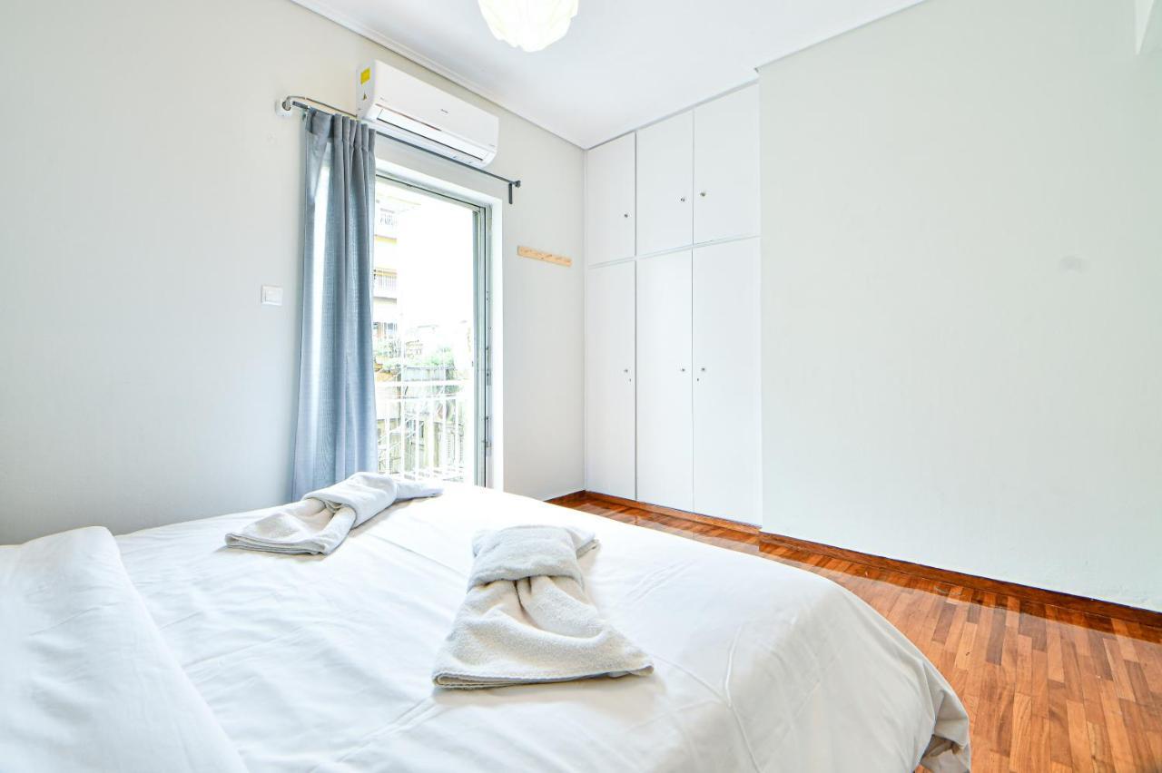 Comfy Home Next To Metro Athene Buitenkant foto